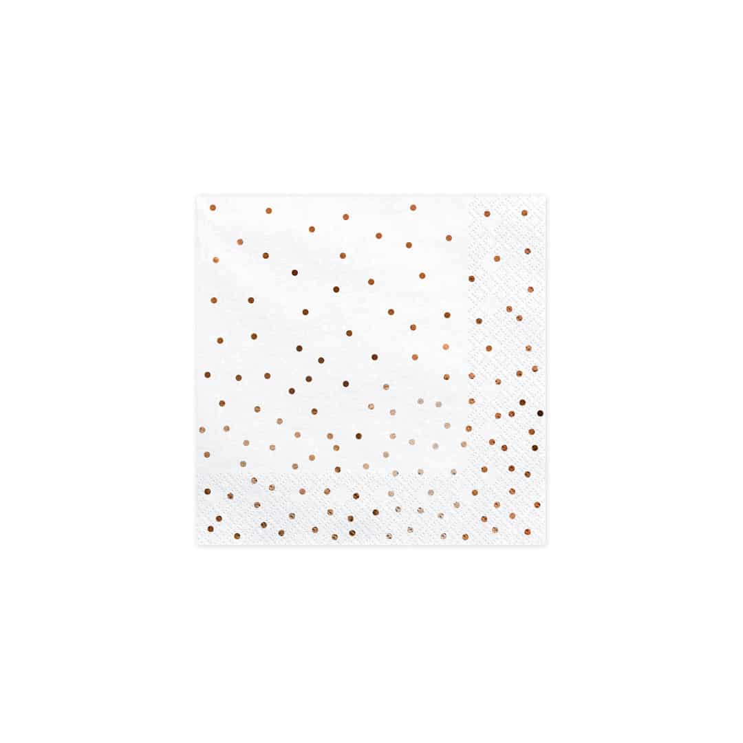 20-servilletas-de-papel-blanco-con-lunares-oro-rosa