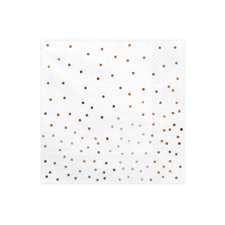 20-servilletas-de-papel-blanco-con-lunares-oro-rosa
