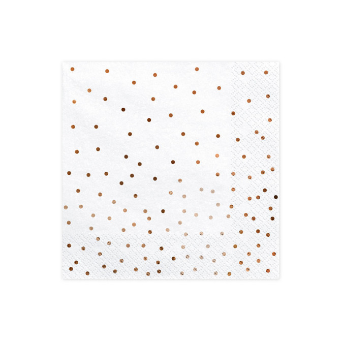 20-servilletas-de-papel-blanco-con-lunares-oro-rosa