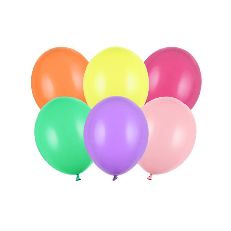 10-globos-multicolor-pastel-27-cm
