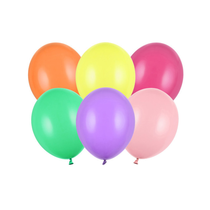 10-globos-multicolor-pastel-27-cm