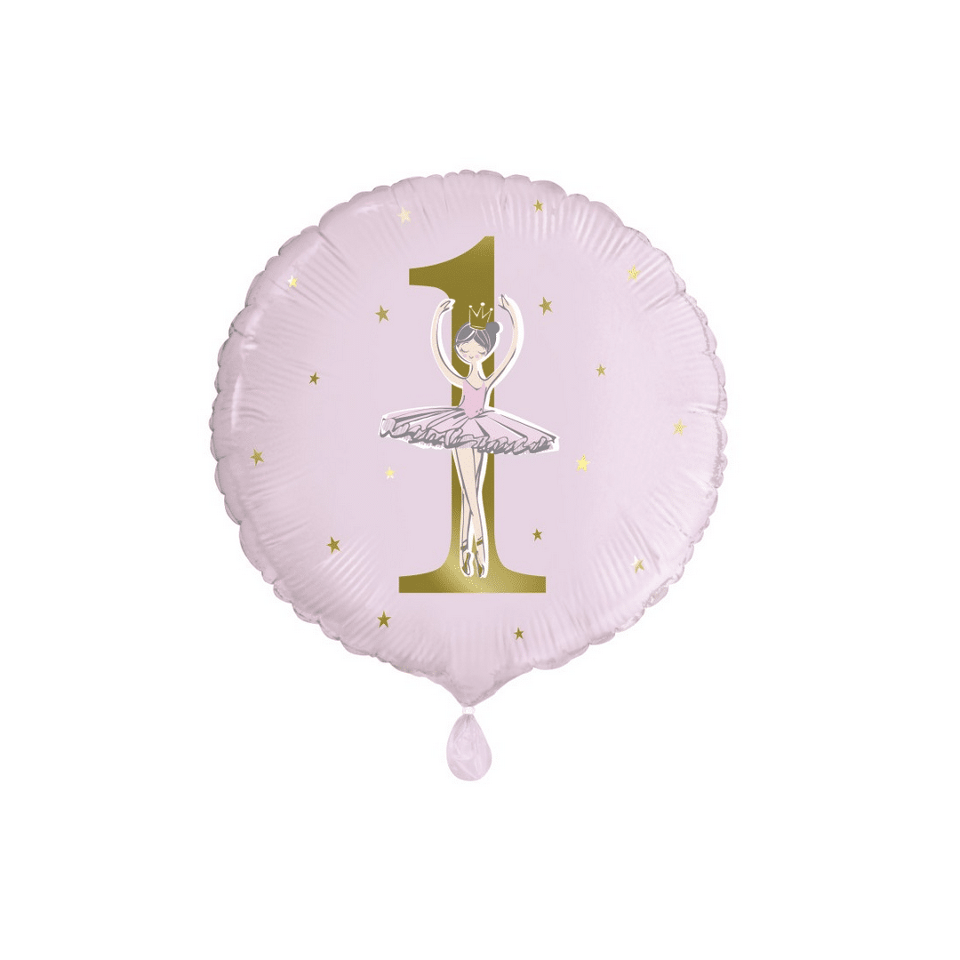 globo-de-cumpleaños-rosa-bailarina-de-1-año
