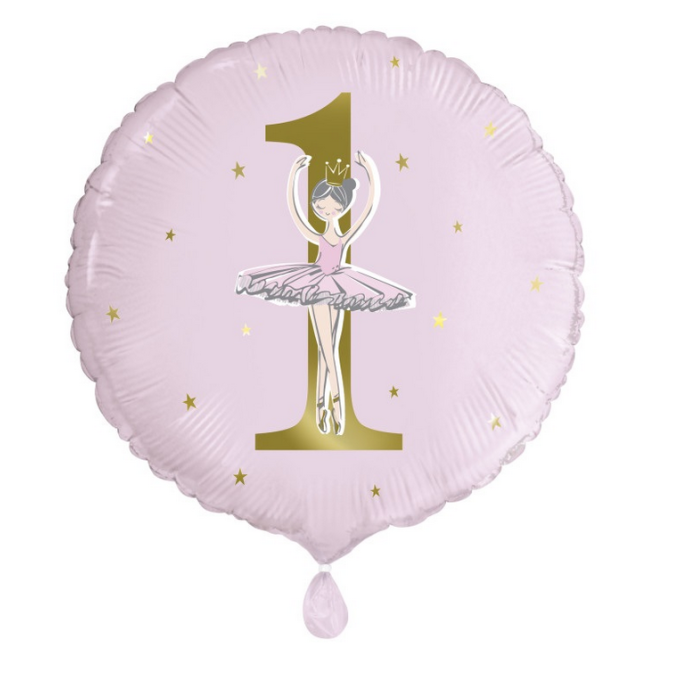 globo-de-cumpleaños-rosa-bailarina-de-1-año