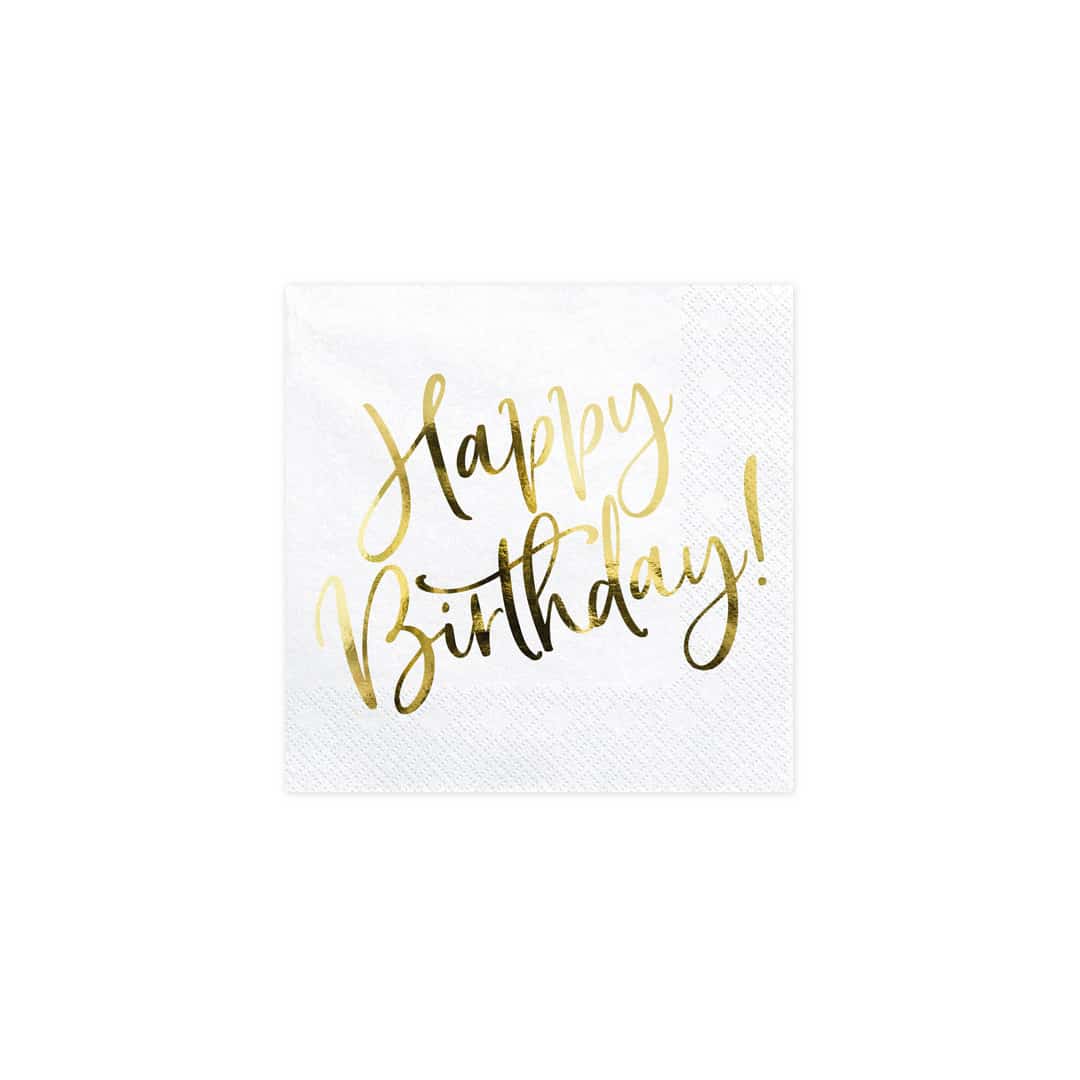 servilletas-de-cumpleaños-blancas-inscripción-feliz-cumpleaños-oro