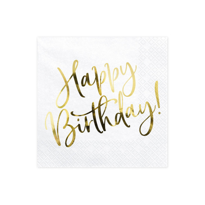 servilletas-de-cumpleaños-blancas-inscripción-feliz-cumpleaños-oro