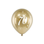 6 globos 70 años de oro