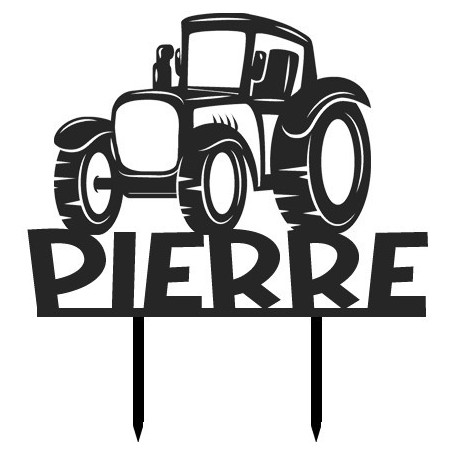 tractor-adorno de torta