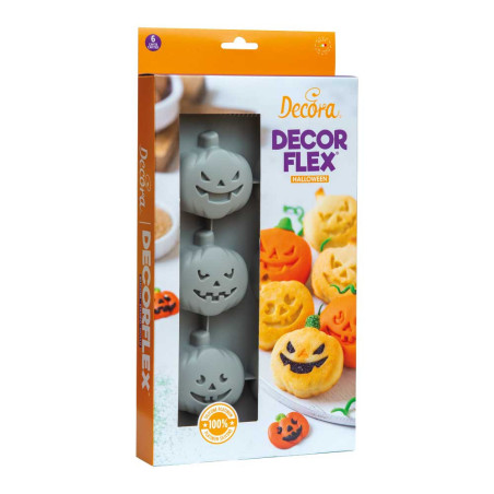 molde de silicona para calabaza