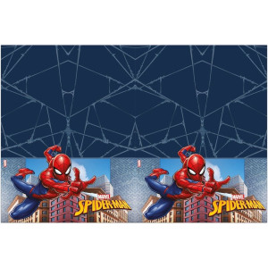 Mantel rectangular de plástico de Spiderman, el luchador contra el crimen, para cumpleaños, 120 x 180 cm.