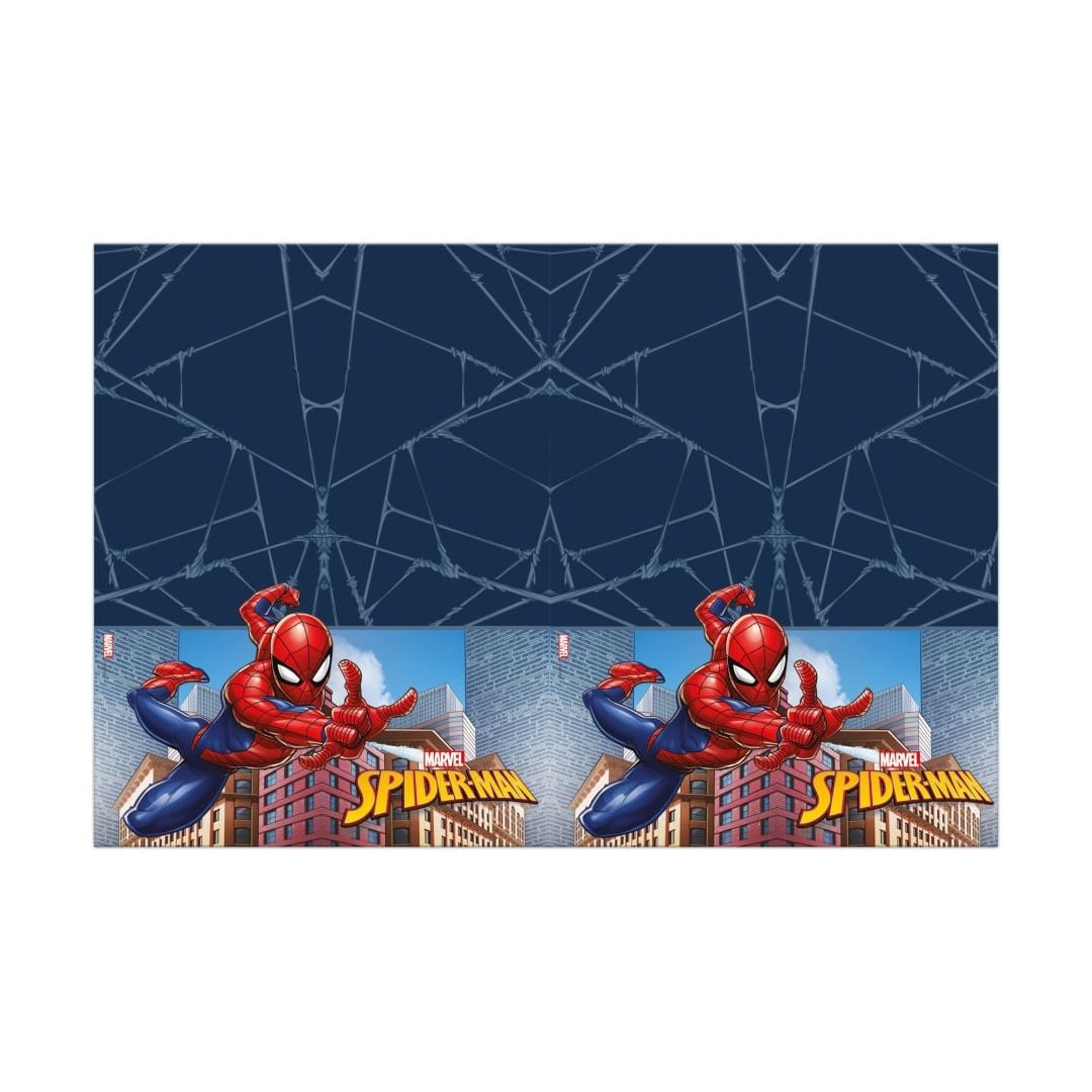 Mantel rectangular de plástico de Spiderman, el luchador contra el crimen, para cumpleaños, 120 x 180 cm.