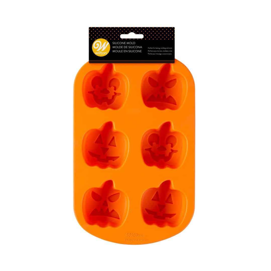 molde para pastel con forma de calabaza de Halloween