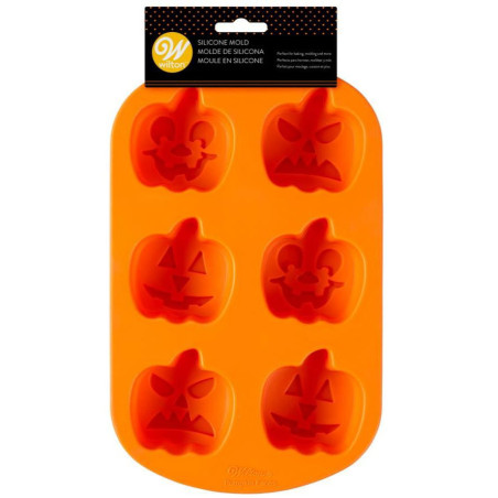 molde para pastel con forma de calabaza de Halloween