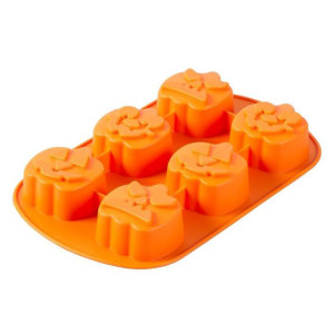 Molde para pastel con forma de calabaza de Halloween