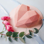 molde origami corazón silikomart