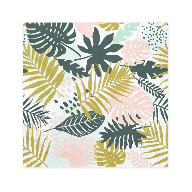 servilletas de papel aloha