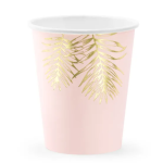 copas rosas con follaje dorado
