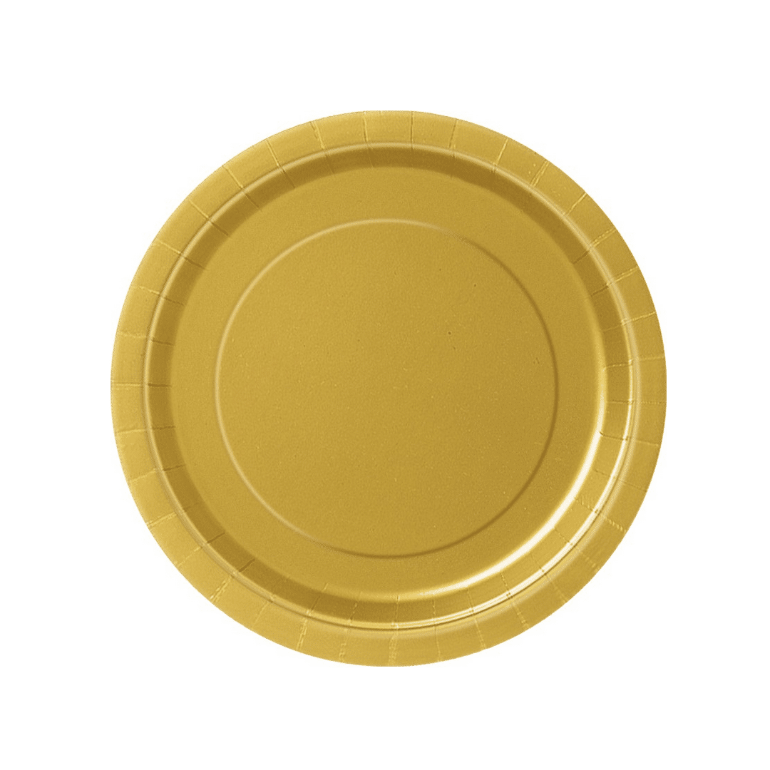 8-platos-de-postre-dorados-de-carton