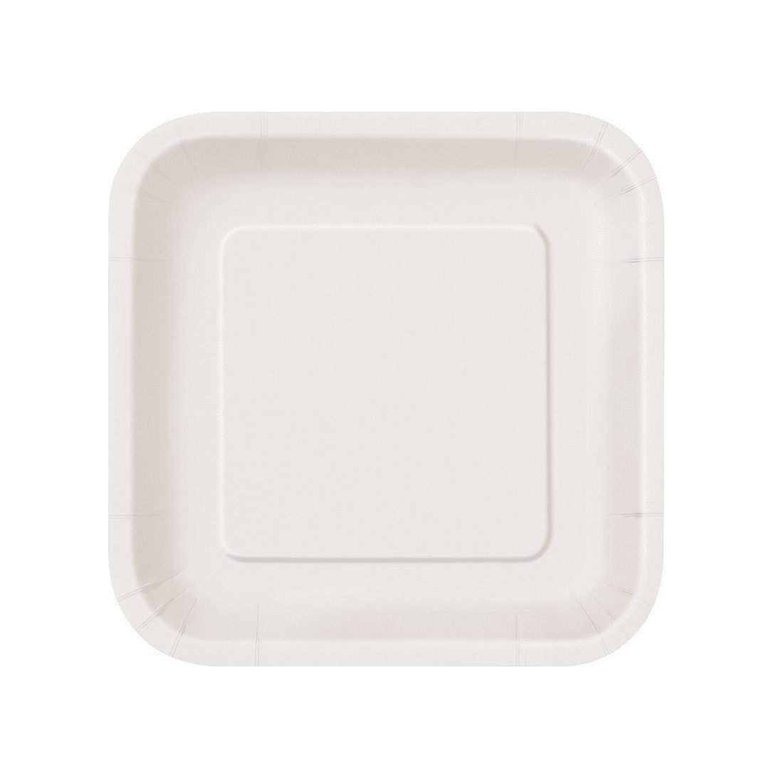 14-platos-cuadrados-de-carton-color-blanco
