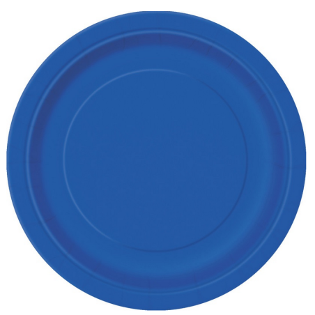 8 platos-de-papel-color-azul-redondos