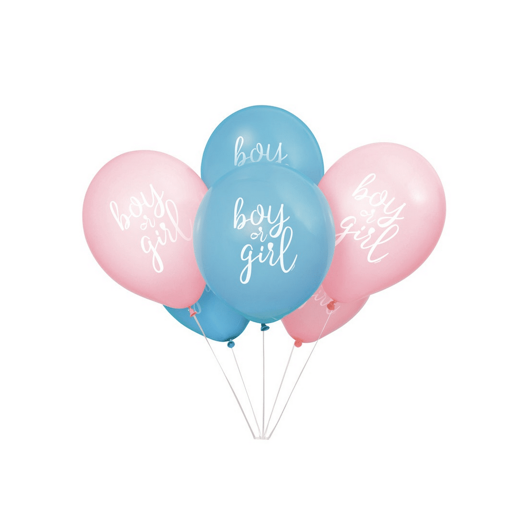8-globos-niño-o-nina-rosa-y-azul