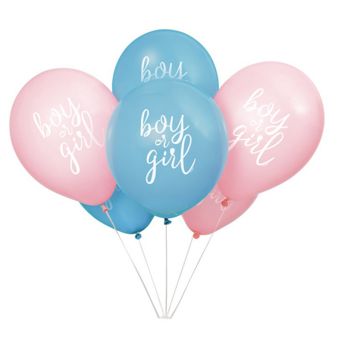 8-globos-niño-o-nina-rosa-y-azul