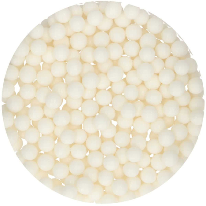 perlas de azúcar blancas - 7 mm