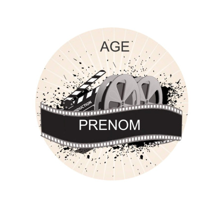 disco-de-azúcar-de-cine-personalizable