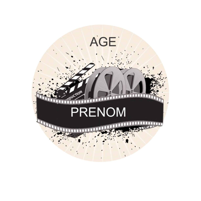 disco-de-azúcar-de-cine-personalizable
