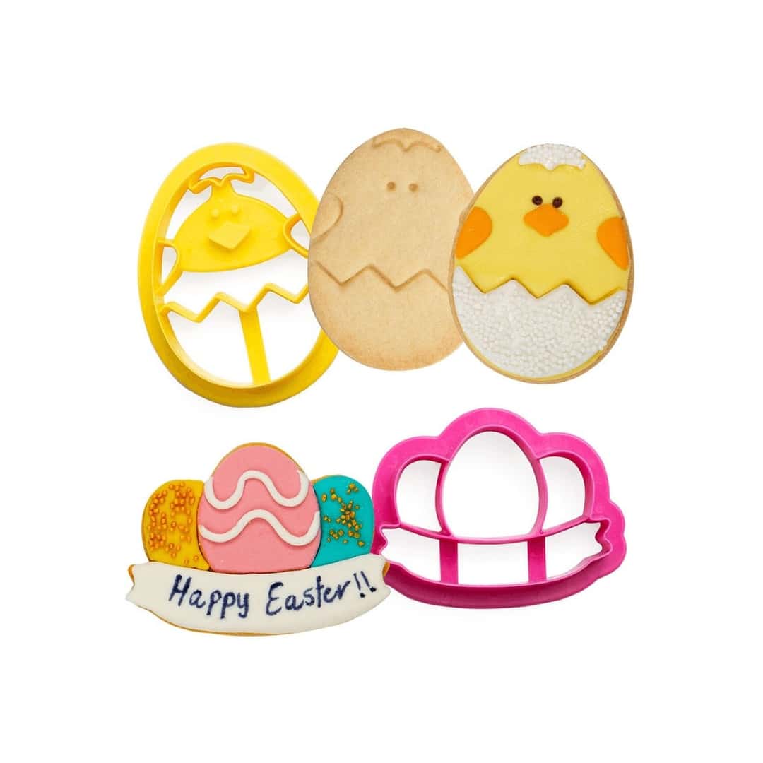 Galleta de Pascua y cortador de galletas