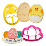Galleta de Pascua y cortador de galletas
