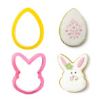 Galleta de Pascua y cortador de galletas