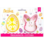 2 cortadores de galletas de Pascua