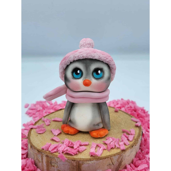 Modelado-de-pingüinos-en-pasta-de-azúcar