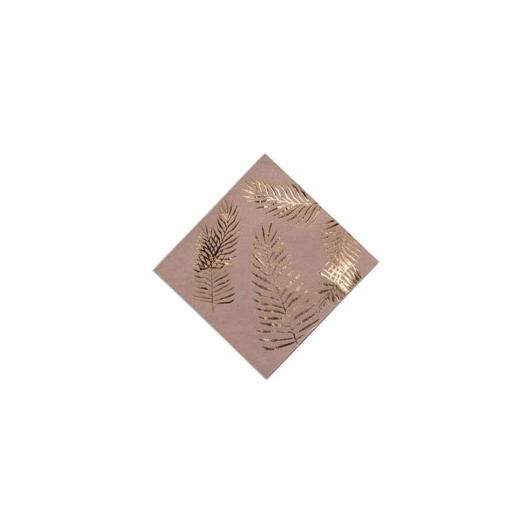 servilletas de papel tropicales elegantes