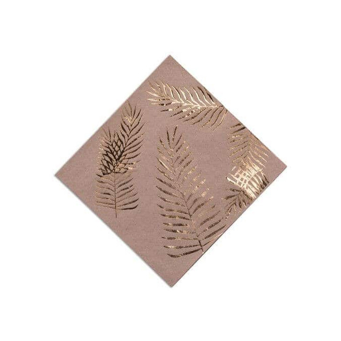 servilletas de papel tropicales elegantes