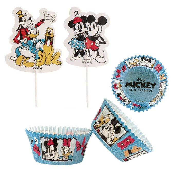 Kit de cupcakes de Mickey y Minnie