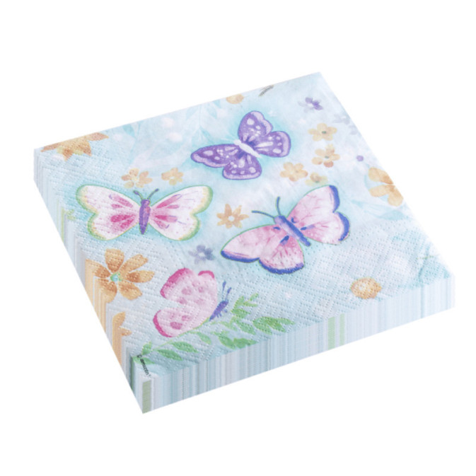 servilletas de mariposas