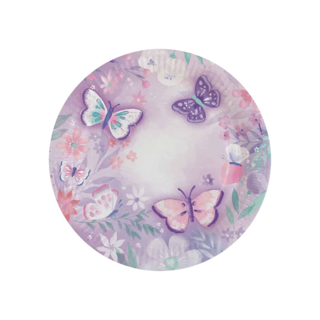 platos de mariposa