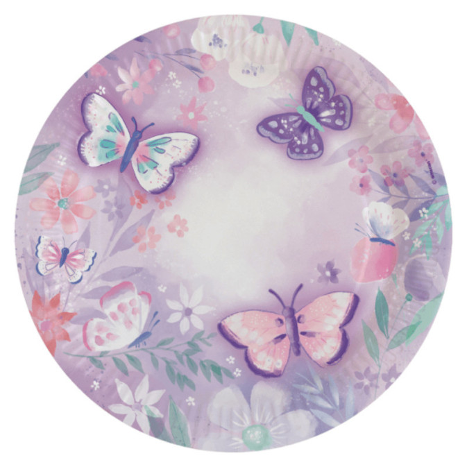 platos de mariposa
