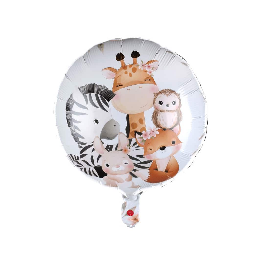 animales con globos