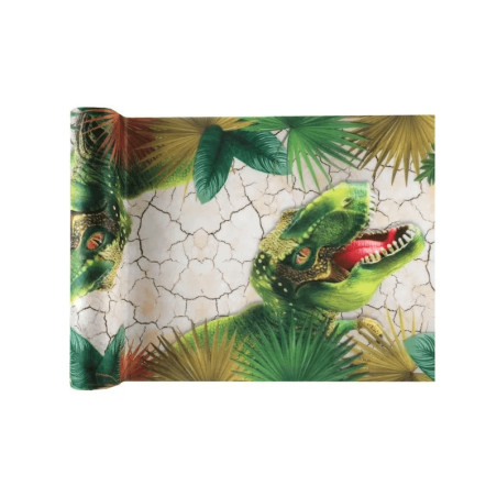 camino-de-mesa-dinosaurio