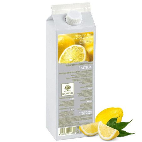 puré de fruta-limón