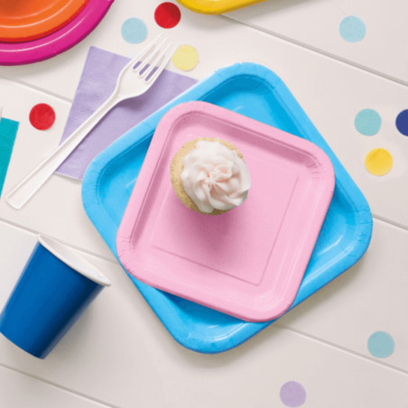 platos-de-postre-cuadrados-rosas