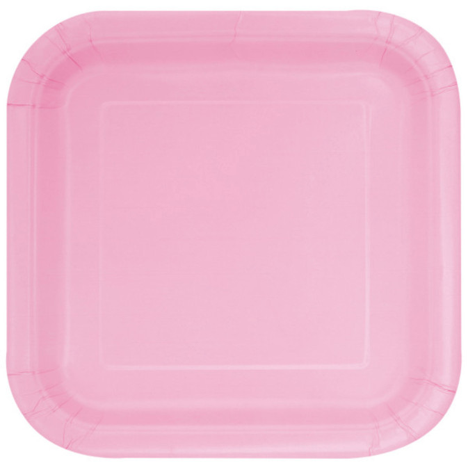 platos-postre-cuadrados-de-carton-rosa