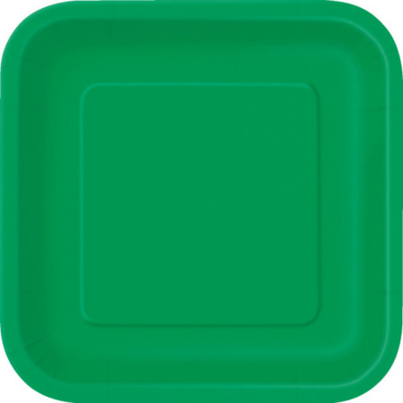 platos-cuadrados-verde-esmeralda