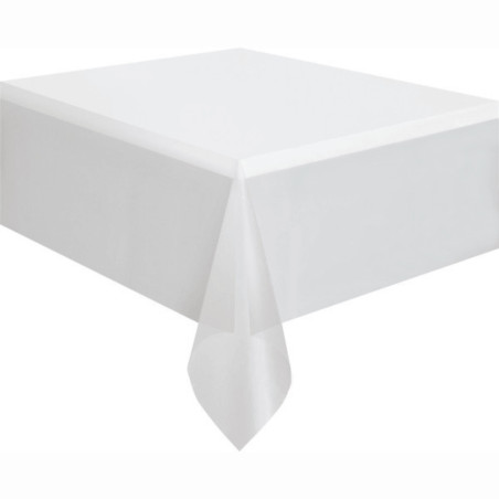 mantel de plástico transparente