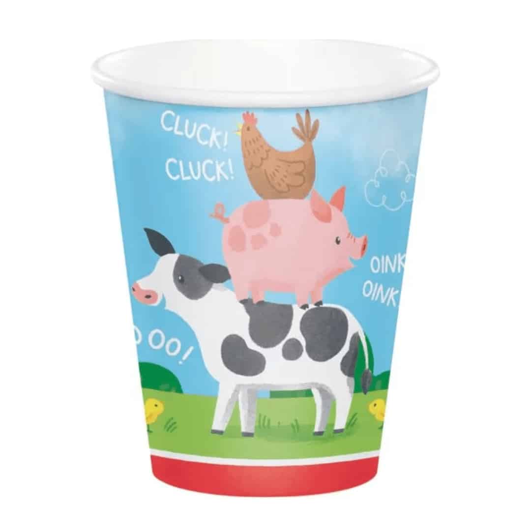 taza de animales de granja