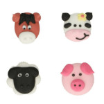sujetos de azúcar animales de granja