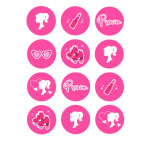 muñeca-mini-disco-de-azúcar personalizable