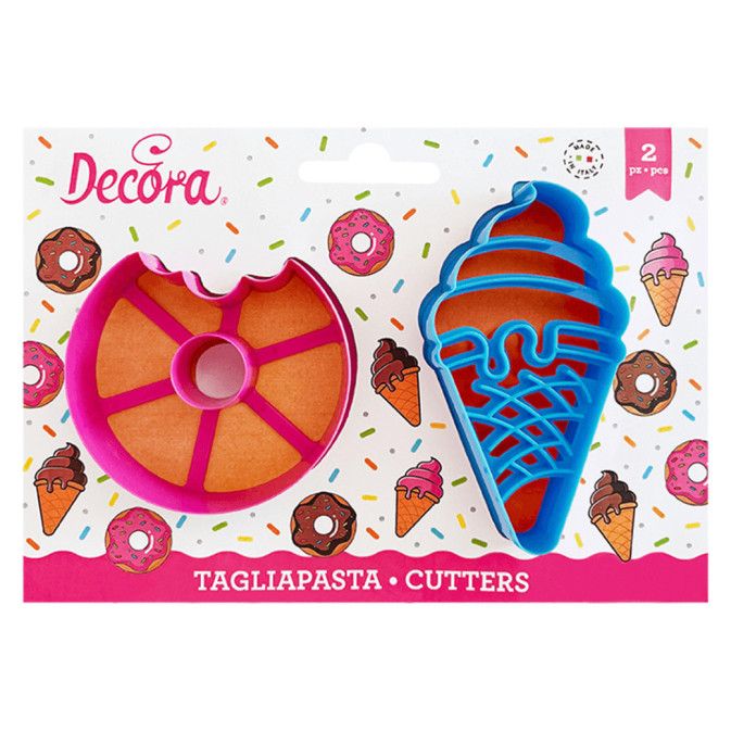 cortador de galletas de donut y helado